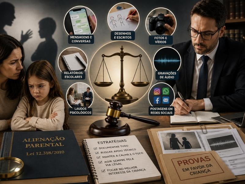 Como Provar Alienação Parental na Justiça: Provas Aceitas e Estratégias